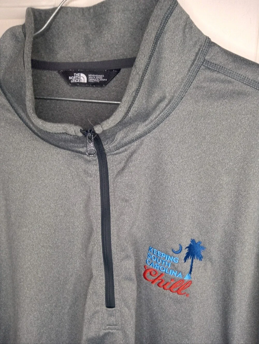 North Face South Carolina Coors Light 3XL Pullover Zip Performance Sweatshirt